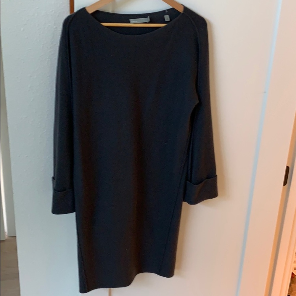 Vince Charcoal Grey Sweater Dress